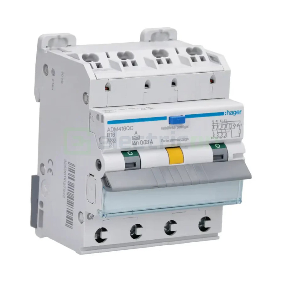 Siguranta RCBO /30mA Hager - ADM416QC