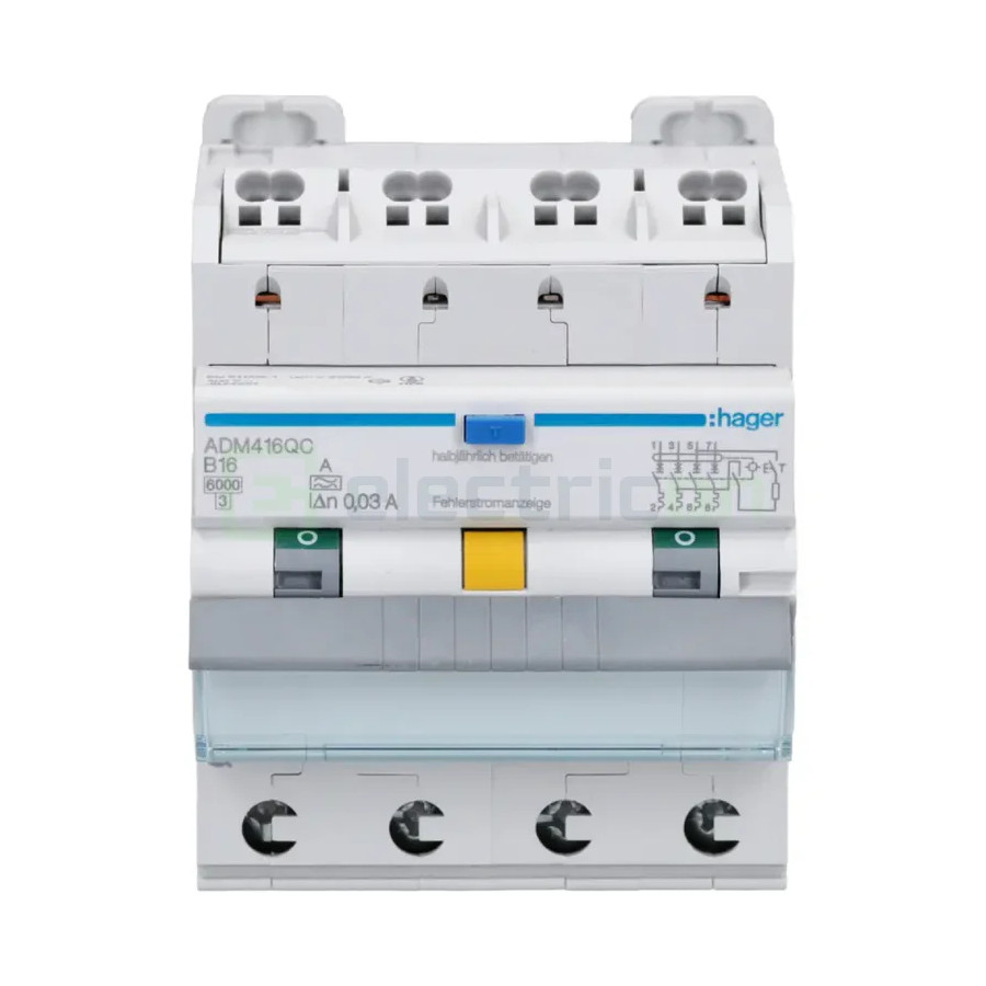 Disjunctor RCBO 30mA Hager