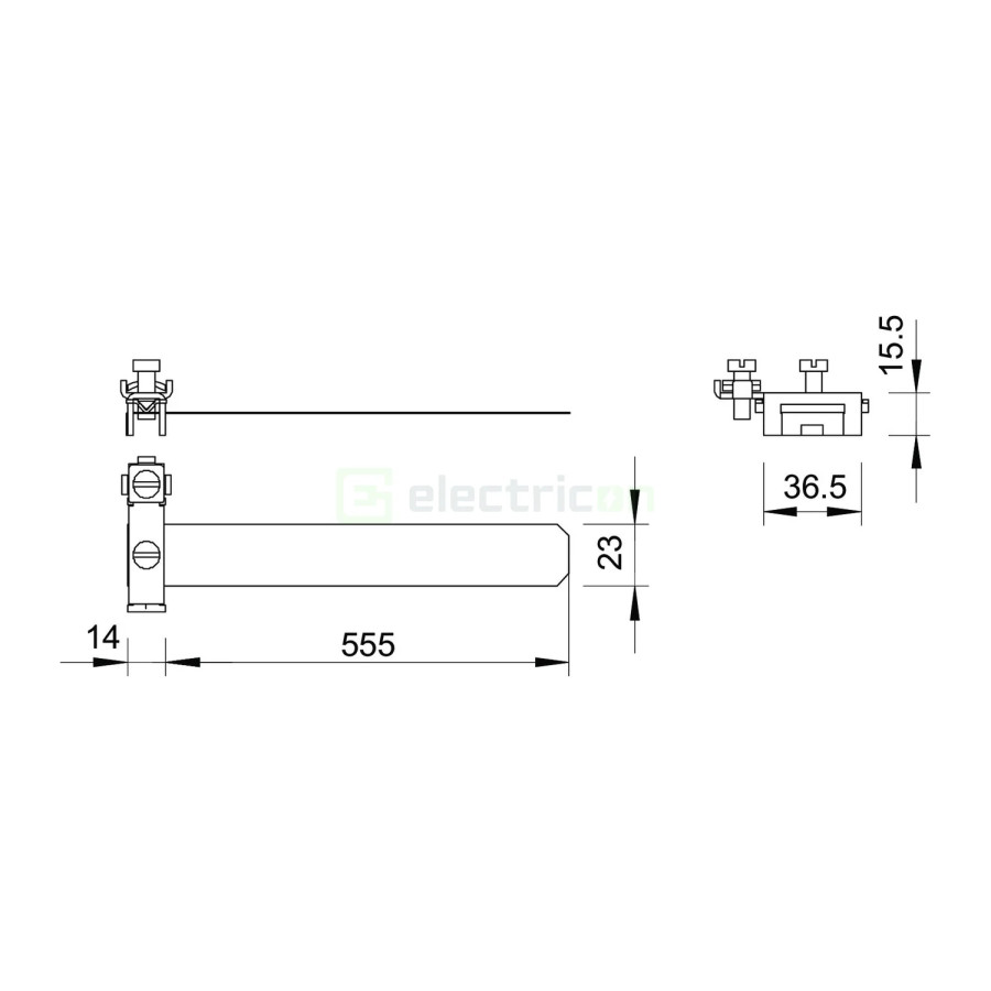Colier banda de impamantare, 3/8-6", 927 4, OBO Bettermann, 5057 558
