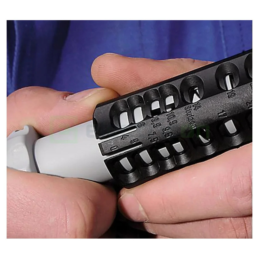 Dispozitiv de tăiat găuri pentru materiale plastice, Kaiser, 1085-80