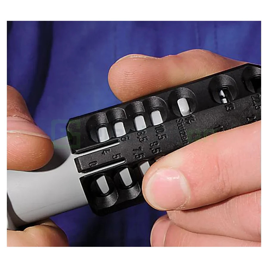 Dispozitiv de tăiat găuri pentru materiale plastice, Kaiser, 1085-80