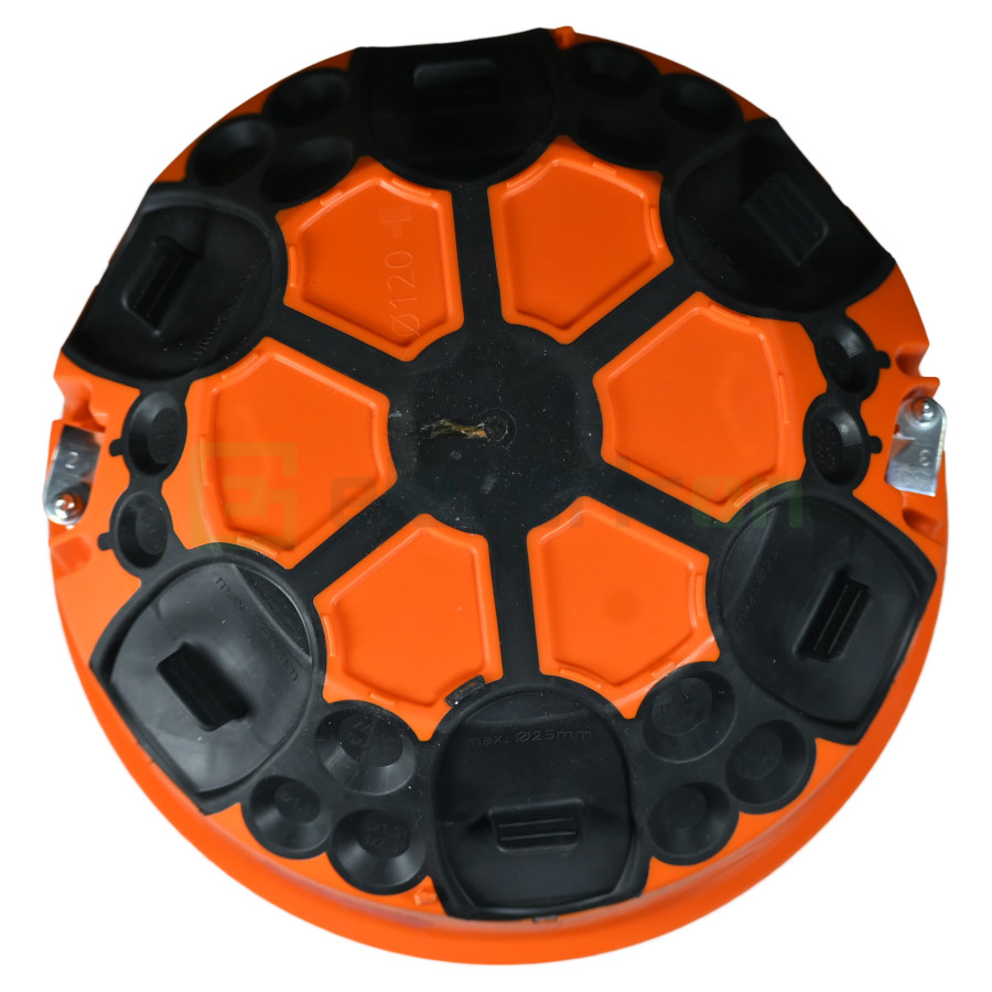 Doză aparataj, cu montaj pe perete, O-range ECON 120, Ø120 mm, Kaiser, 9273-50