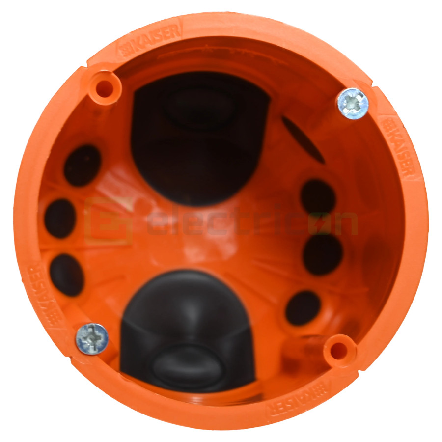 Doză aparataj, pentru placi OSB, rigips, Ø62 mm, O-range ECON Fix, Kaiser, 9464-12