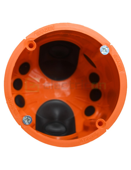 Doză aparataj, pentru placi OSB, rigips, Ø62 mm, O-range ECON Fix, Kaiser, 9464-12