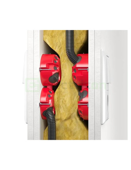 Doză aparataj, pentru pereți din lemn cu protecția la incendiu , Ø60 mm, HWD, Kaiser, 9464-03