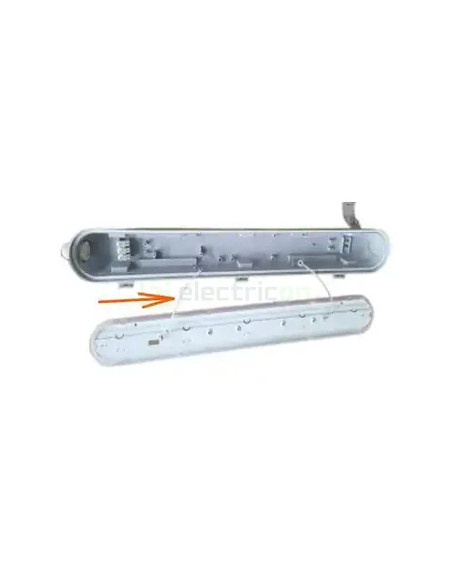 Corp de iluminat etans,cu senzor, FIPAD-GX LED, 52,3W-29,2W, 1.5M, IP66, ELBA, 23419124