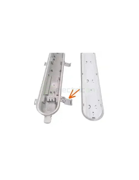 Corp de iluminat etans,cu kit de emergent de 3H, FIPAD-GX LED, 43W-24.9W, 1.2M, IP66, ELBA, 23419114
