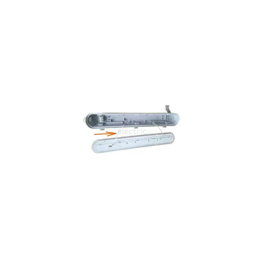 Corp de iluminat etans,cu kit de emergent de 1H și senzor, FIPAD-GX LED, 43W-24,9W, 1.2M, IP66, ELBA, 23419269
