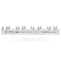 Busbar - Baretă alimentare - 1P+N trifazat tip furcă 24M (8x AFDD L1N-L2N-L3N-L1N-L2N-L3N-L1N-L2N) 10mm² 80A Hager KDN463BZ