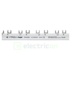 Bareta alimentare 3P 80A Hager KDN463BZ