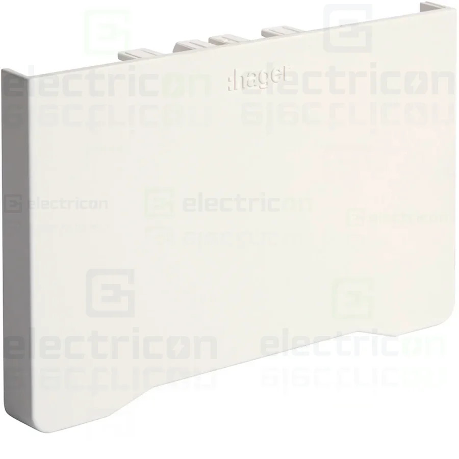 Capac pentru instalarea canalelor de cablu GBD si GBA prin jgheab 50x85mm, alb, Hager, GBD5008569016
