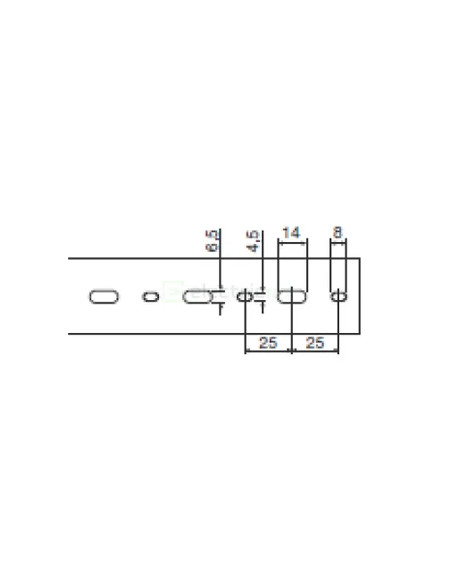 Canal cablu pieptene, BA7A 40x40mm PVC gri, Hager,BA7A40040 - Electricon.ro