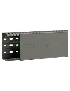 Canal cablu pieptene, BA7A 60x100mm PVC gri, Hager,BA7A60100 - Electricon.ro