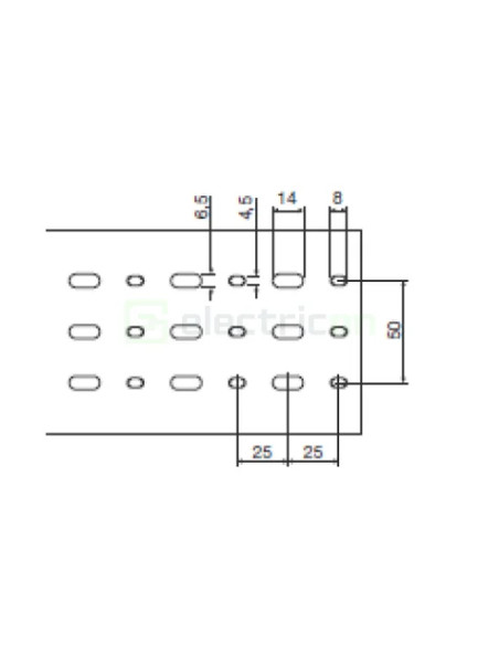 Canal cablu pieptene, BA7A 60x100mm PVC gri, Hager,BA7A60100 - Electricon.ro