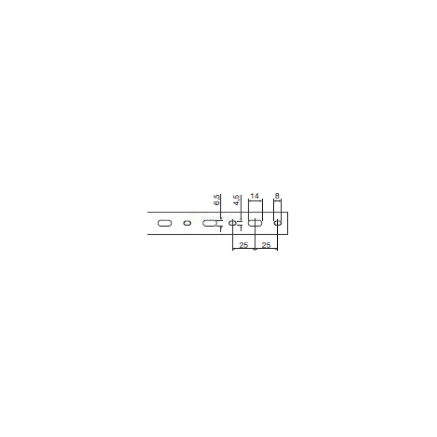Canal cablu pieptene, BA7A 40x25mm PVC gri, Hager,BA7A40025 - Electricon.ro