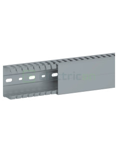 Canal cablu pieptene, BA7A 40x60mm PVC gri, Hager,BA7A40060 - Electricon.ro