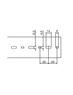 Canal cablu pieptene, BA7A 40x60mm PVC gri, Hager,BA7A40060 - Electricon.ro 2