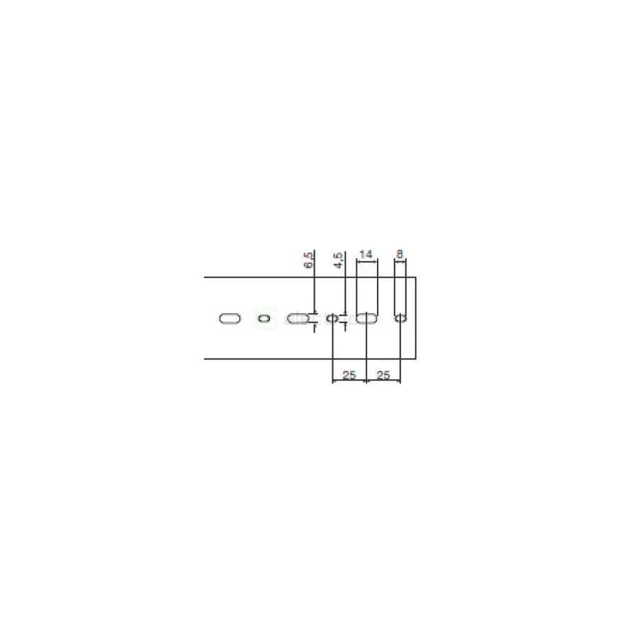 Canal cablu pieptene, BA7A 40x60mm PVC gri, Hager,BA7A40060 - Electricon.ro