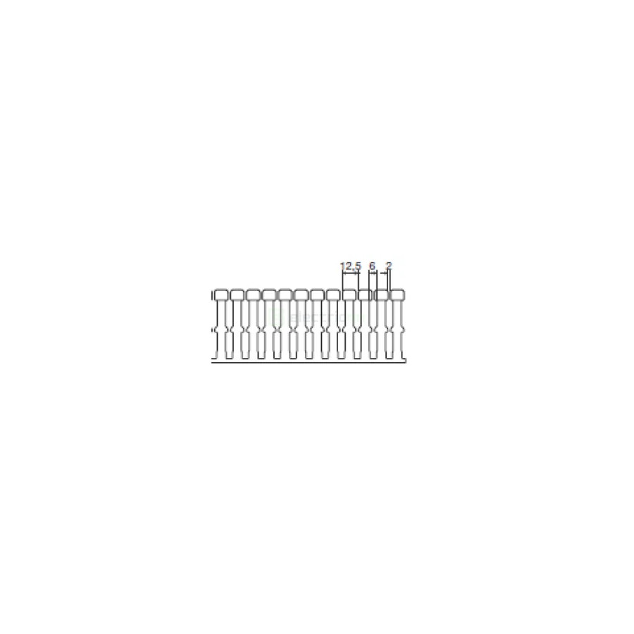 Canal cablu pieptene, BA7A 40x60mm PVC gri, Hager,BA7A40060 - Electricon.ro