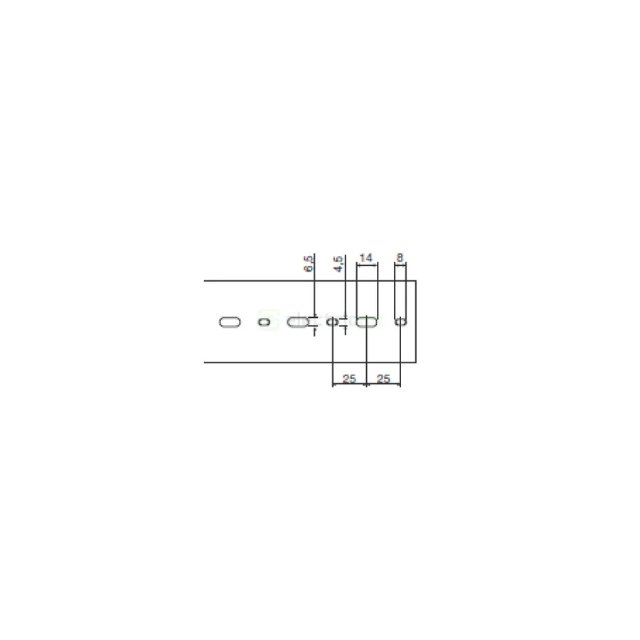 Canal cablu pieptene, BA7A 80x60mm PVC gri, Hager,BA7A80060 - Electricon.ro