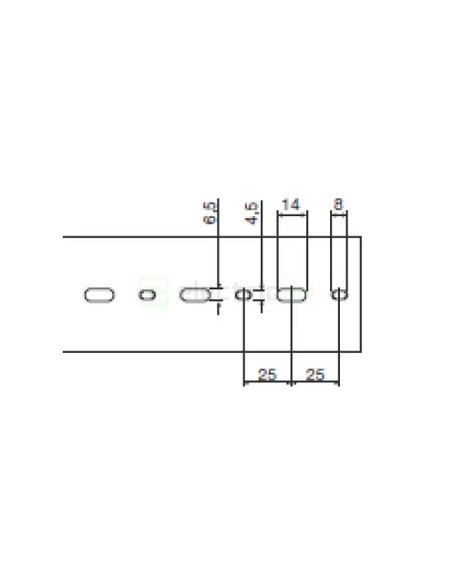 Canal cablu pieptene, BA7A 80x60mm PVC gri, Hager,BA7A80060 - Electricon.ro