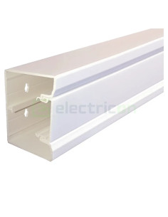 Canal de cablu GBD 50x85mm, PVC, alb, Hager, GBD5008509016 - Electricon.ro
