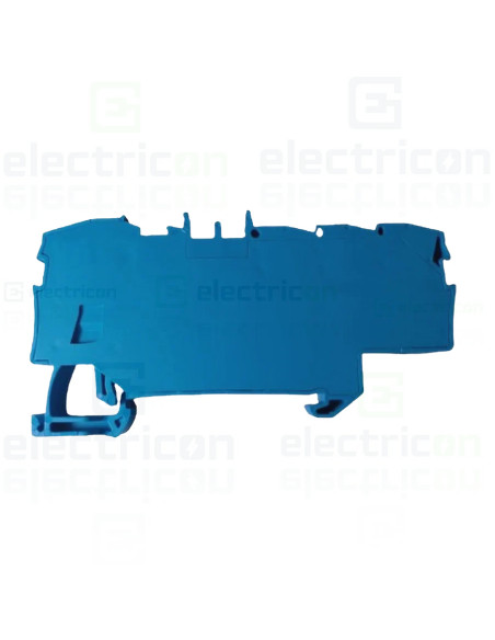Conector Wago Clema sir derivatie 1×6 mmp, 6×1,5 mmp, albastru, cu capac, Wago, 2006-8034 – montaj rapid și sigur în aplicații e