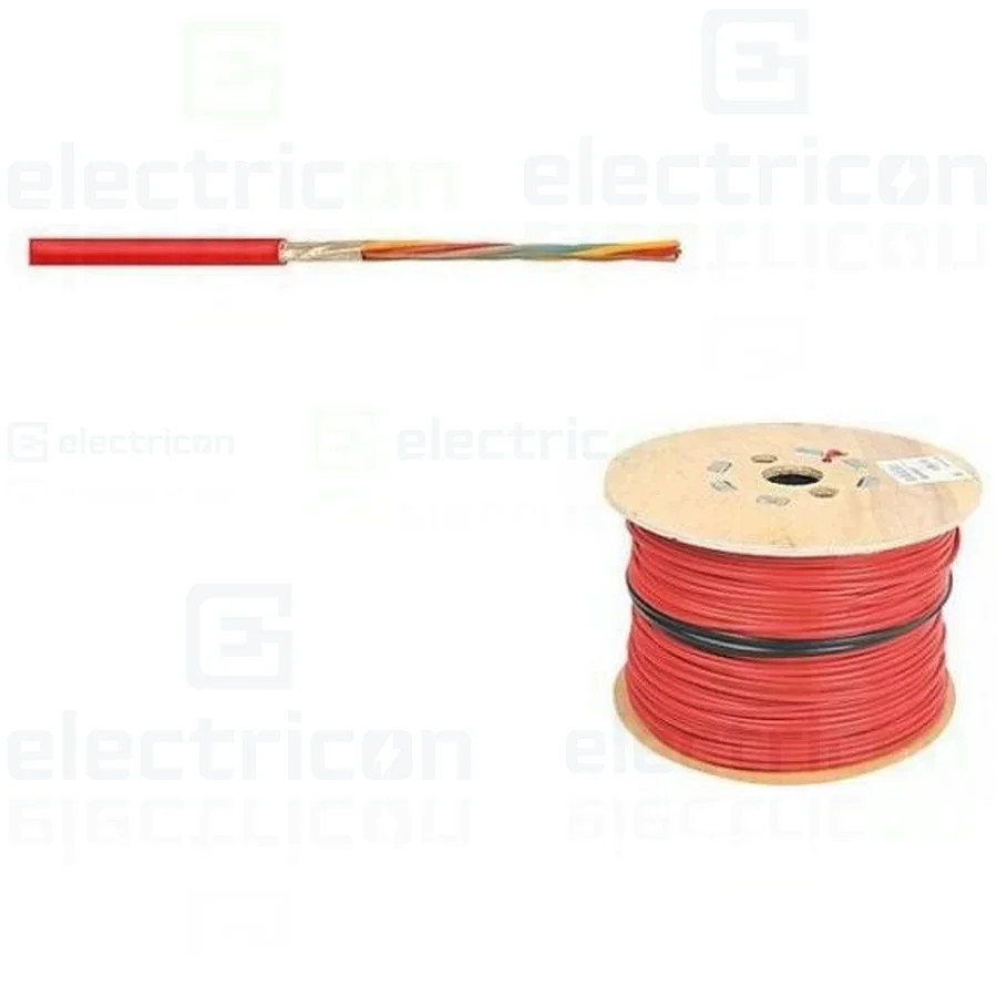 Cablu antiincendiu JE-H (ST) H E30/E90 2x2x0,8 portocaliu, ignifug, TED Electric, TED002471, TED002471 - Electricon.ro