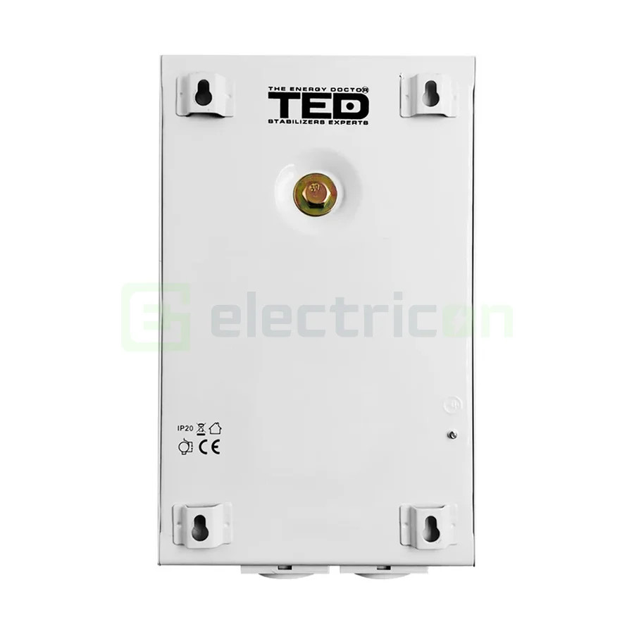 Stabilizator retea maxim 500VA LCD cu 2 iesiri shucko, TED002174