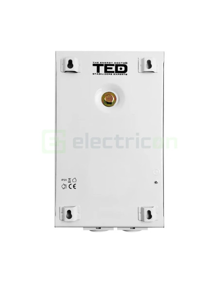 Stabilizator retea maxim 500VA LCD cu 2 iesiri shucko, TED002174