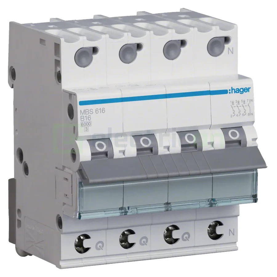 Disjunctor MCB B16A Hager - MBS616