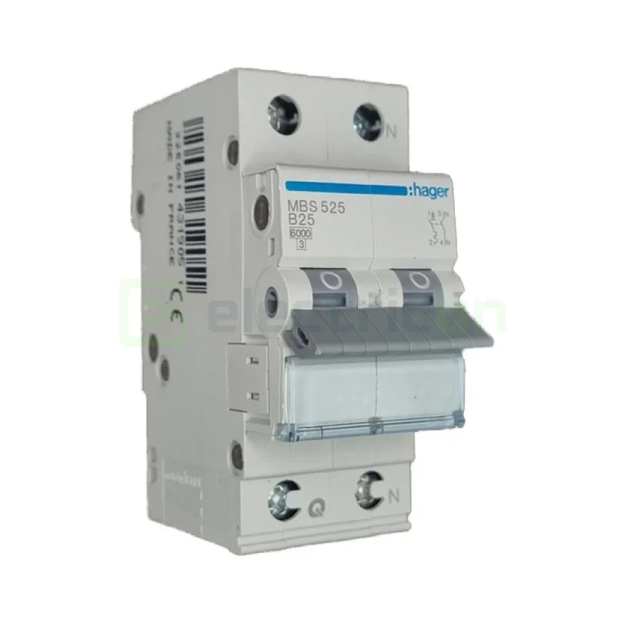 Disjunctor MCB B25A Hager - MBS525