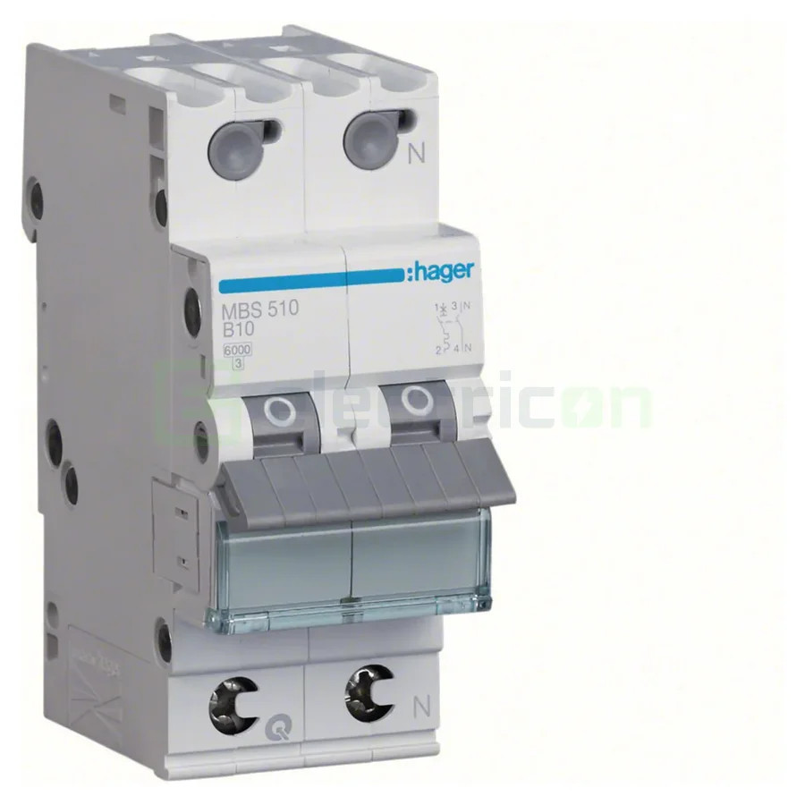 Disjunctor MCB B10A Hager - MBS510