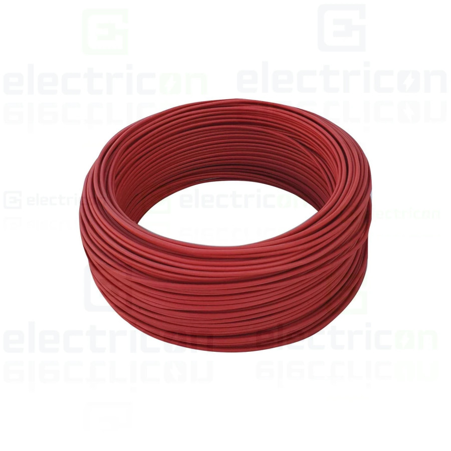 Conductor H07V-K 1x4 mm² (MYF 1x4) rosu - Electricon.ro