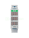 Indicator tensiune - Lampă semnalizare - trifazic cu display - F&F Filipowski WNC-3
