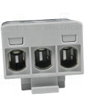 Clemă de derivație Cu-Al 3P 6 conexiuni (3x(1x50mm² + 1x50mm²)) gri MAA - Morek MAA1350A10
