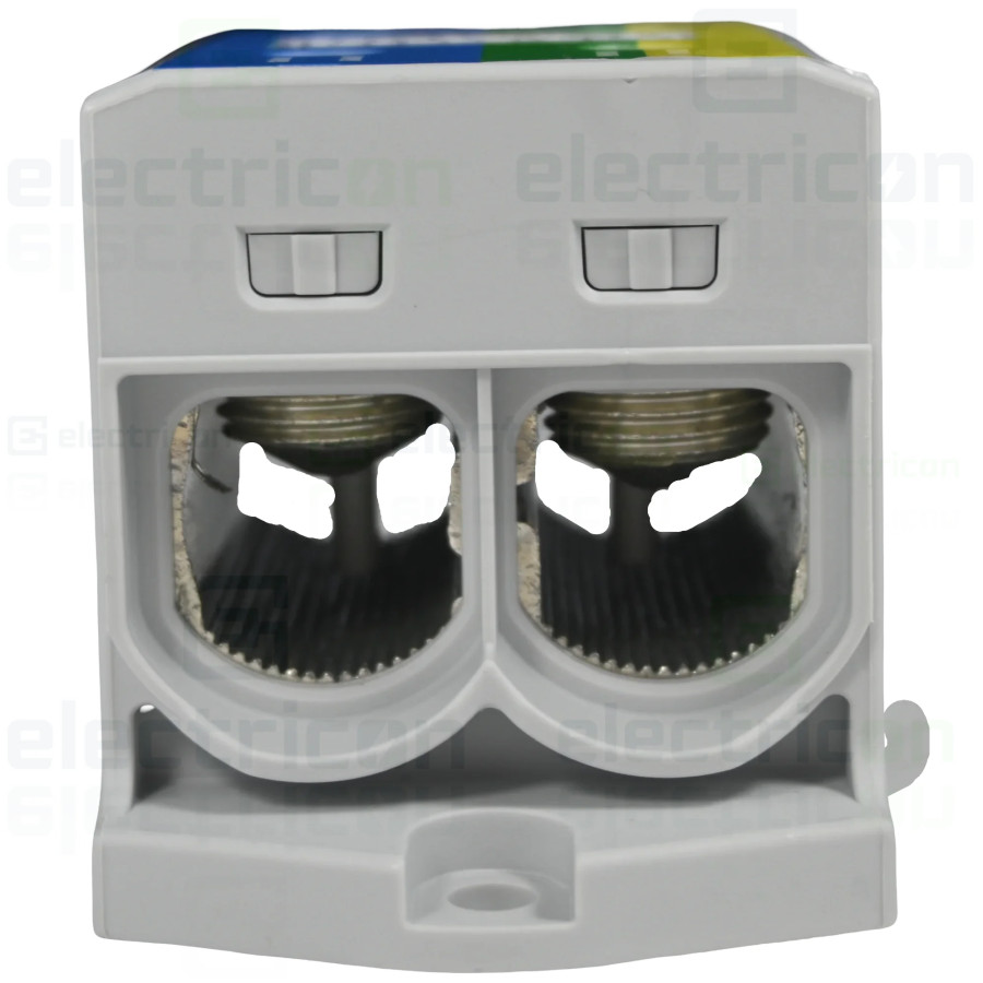 Clemă de derivație Clemă pe șină 2x150/2x150mm2 verde/galben/albastru OTL-PEN150 Morek MAA2150P10 – montaj rapid și sigur în apl