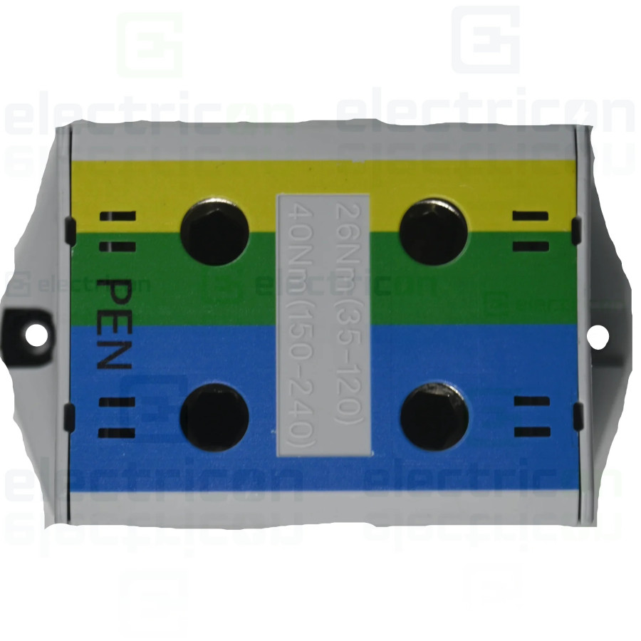Clemă de derivație Clemă pe șină 2x240/2x240mm2 verde/galben/albastru OTL240 Morek MAA2240P10 – montaj rapid și sigur în aplicaț