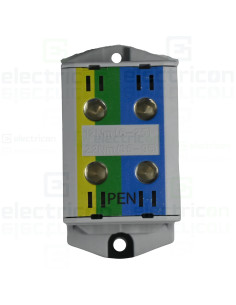 Clemă de derivație Clemă pe șină 2x95/2x95mm2 verde/galben/albastru Morek MAA2095P10 – montaj rapid și sigur în aplicații electr