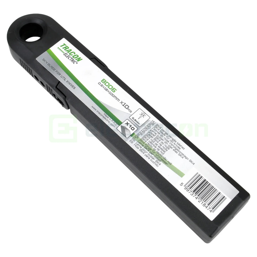 Lame cutter din oţel aliat SK4, 0.6×18×110mm × 10, Tracon Electric, BD06
