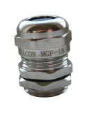 Presetupă - metrică metalică pentru cablu 5-10 mm IP66 - Tracon Electric MGF-18