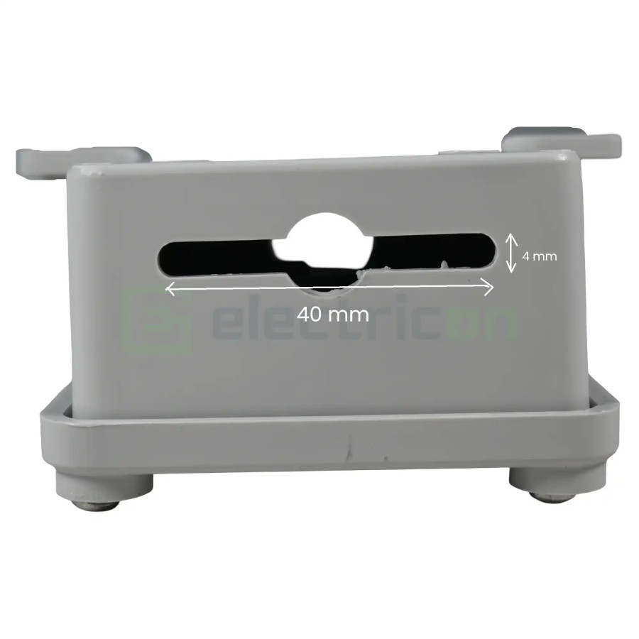 Cutie de separatie pentru platbanda cu clema de deconectare