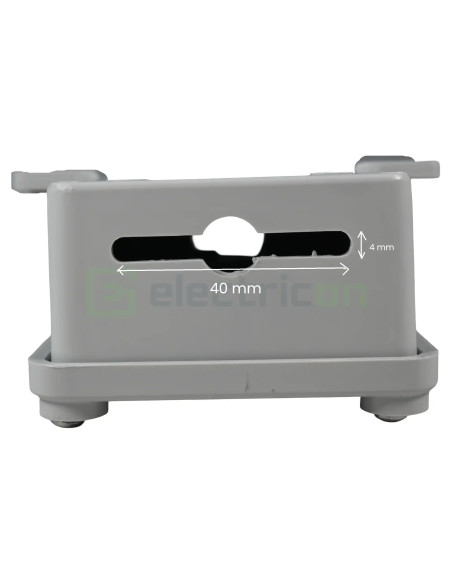 Cutie de separatie pentru platbanda cu clema de deconectare