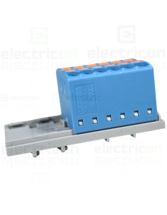 Bloc distribuție Bloc de distributie 4/12x2.5-NS35BU, PTFIX 12X2,5-NS35 BU, albastru, Phoenix Contact, 3273024 – montaj rapid și