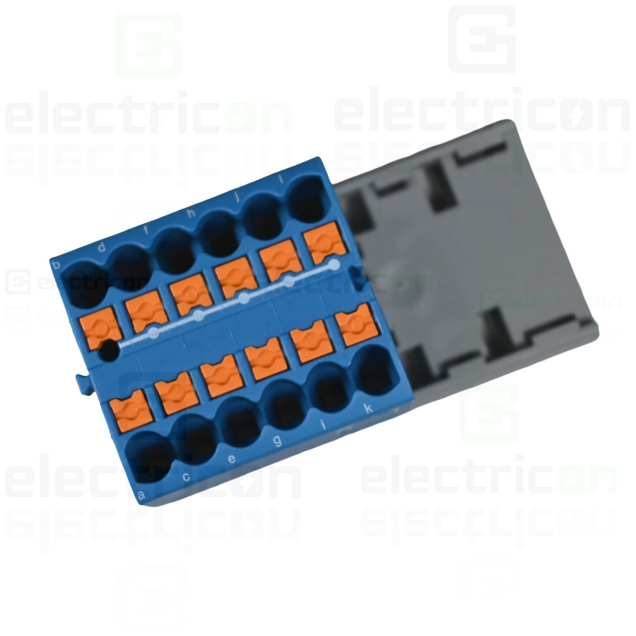 Bloc distribuție Bloc de distributie 4/12x2.5-NS35BU, PTFIX 12X2,5-NS35 BU, albastru, Phoenix Contact, 3273024 – montaj rapid și