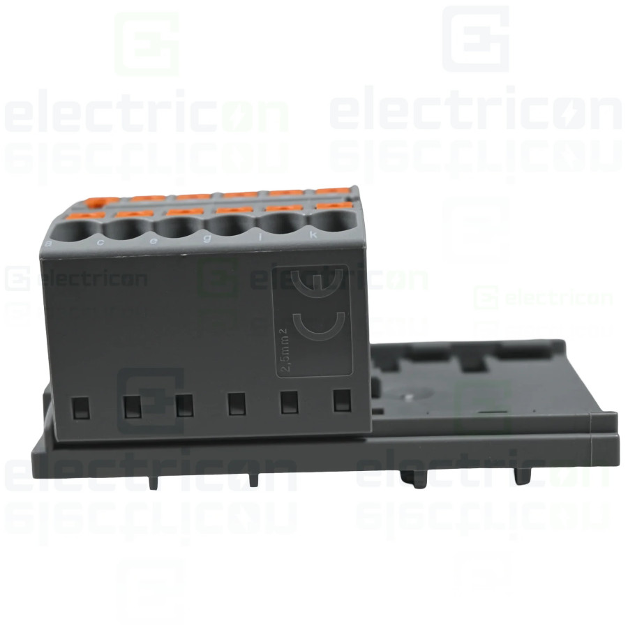 Bloc distribuție Bloc de distributie 4/12x2.5-NS35GY, PTFIX 12X2,5-NS35 BU , gri, Phoenix Contact, 3273022 – montaj rapid și sig