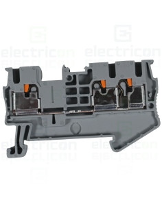 Clemă de derivație Clema șir, 3 conexiuni, 2.5mm2, gri, PT 2,5-TWIN, Phoenix Contact, 3209549 – montaj rapid și sigur în aplicaț