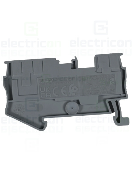 Clemă de derivație Clema șir, 3 conexiuni, 2.5mm2, gri, PT 2,5-TWIN, Phoenix Contact, 3209549 – montaj rapid și sigur în aplicaț