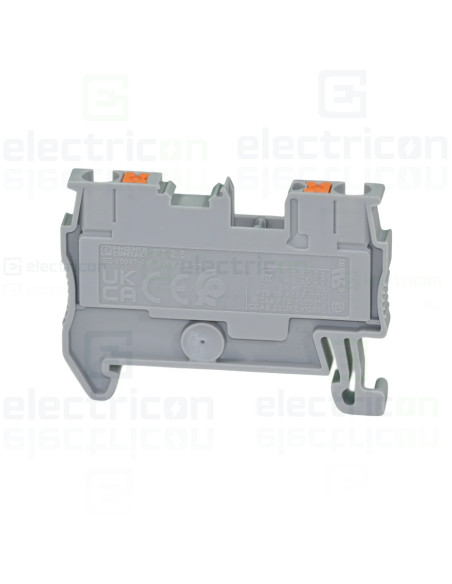 Clemă de derivație Clema șir, 2 conexiuni, 2.5mm2, gri, PT 2,5 Phoenix Contact, 3209510 – montaj rapid și sigur în aplicații ele
