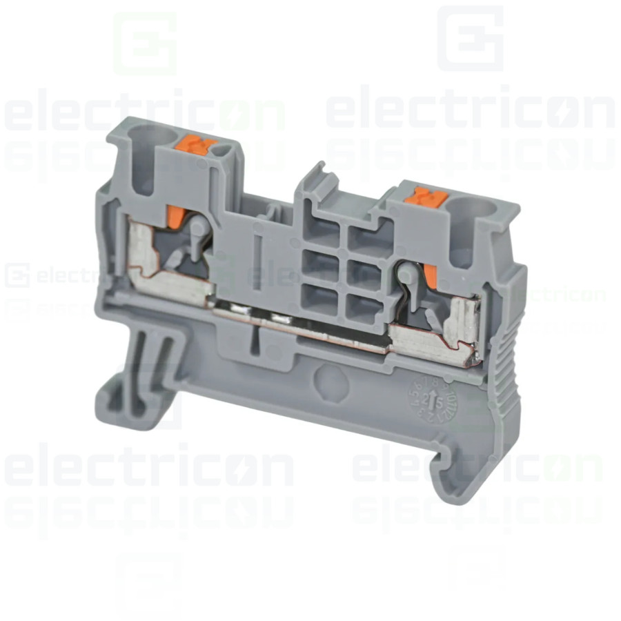 Clemă de derivație Clema șir, 2 conexiuni, 2.5mm2, gri, PT 2,5 Phoenix Contact, 3209510 – montaj rapid și sigur în aplicații ele